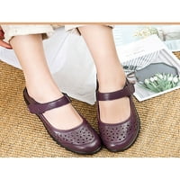 WAZSHOP WOMENS Comfort Cipele gležnjače Mary Jane Sandale Magic Trape STANOVI Lagani ravne kožne sandale