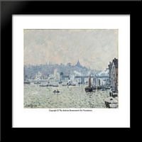 Pogled na Thages Charing Cross Bridge uramljeni Art Print Allfred Sisley