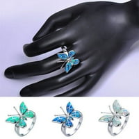 Ženska moda Personalizirani leptir jednostavan rhinestone leptiri prsten za nakit
