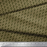 Siamoi Crepe svilene tkanine apstraktne apstraktne tiskane tkanine sa dvorištem širom