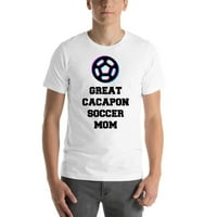 Tri ikona Velika Cakapon Soccer mama kratkih rukava pamučna majica po nedefiniranim poklonima