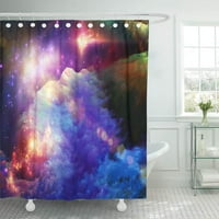 DreamsCape serija sastavljena od šarene fraktalne boje i svjetla kao metafora tuš za tuširanje zavjesa za kupatilo