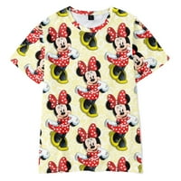 Mickey & Friends - Mickey MouseFunny grafički grafički vrat opuštena majica za djecu za odrasle, majice za mikseke miša