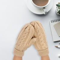 Ženske pletene rukavice meke tople zimske rukavice debele rukavice za djevojke žene
