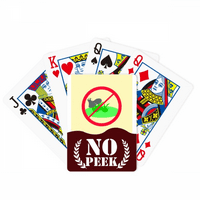Nema travnjaka za travnjaštvo Art Deco modni peek poker igračka karta Privatna igra