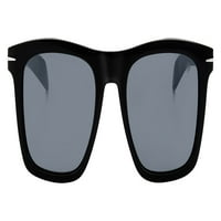 David Beckham DB 7000 S puni rim kvadratni crne sunčane naočale