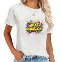 Budimo da se hip hop 80-ima grafiti modne grafičke majice za žene - ljetna majica kratkih rukava na povratak na školski pokloni