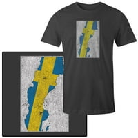 Muška državna zastava za zastavu Sweden Majica