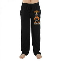 Naruto 829600-srednja-32- naruto ichiraku ramen shop pidžama pantalone za spavanje, crna - srednja 32-34