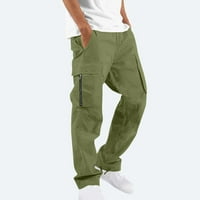 Viadha teretni pantalone za muškarce casual više džepova na otvorenom ravno tipom fitness hlače hlače pantalone