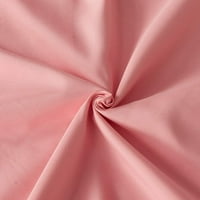 Broj navoja Egipatski pamučni prekrivač sa zatvaračem sa zatvaračem i ugao prevelizirani kralj kralj Duvet Cover Pink Solid