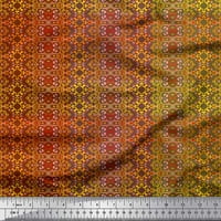 Soimoi pamučna kambrička tkanina marokanska damask kaleidoskop dekor tkanina od tiskanog dvorišta široko