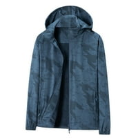 Fitoronska ženska kišna jakna s jaknom od kapuljača toplim vjetrom anorak trendi Lightweich rovova kaput vodootporna vanjska jakna siva 6xl