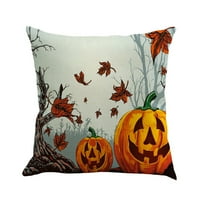 Moocrvic Halloween pamučna posteljina bacač jastučni jastuk CASSOW Cover Home Sofa Decor