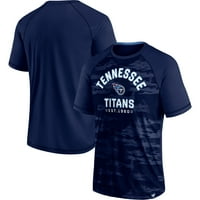 Muška fanatika brendirana mornarica Tennessee Titans, majica Mary Raglan