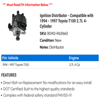Distributer paljenja - kompatibilan sa - Toyota T 2.7L 4-cilindar 1996