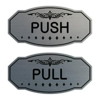 Viktorijanski push pull set znakova - srednja 4 8