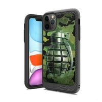 Capsule Case kompatibilan sa iPhone PRO MA [Drop zaštita od prašine udara udarna od karbonskih vlakana zaštitna crna futrola] za iPhone Pro ma