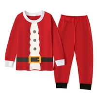 Toddler Baby Boys Girgi Božićne pidžame setovi dječje majice hlače postavi loungewebrower slepne rublje 1- godina