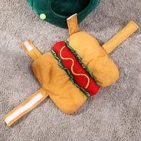 Smiješna mačka kućna ljubimca za Halloween Božićne oblačenje Cosplay Hot Dog - veličina m