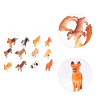 MINI plijesne figurice Realistične štene figurine štenad ukrasi ukrasni ukrasi za pse