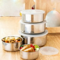 Posude za miješanje SHPWFBE Kuhinjski uređaji Kućni ljubičasti kontejner čelik nehrđajuće miješanje kuhinja Set hrane za skladištenje kuhinja, blagovaonica i bar kuhinjski pribor