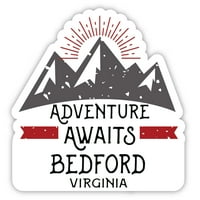 Bedford Virginia Suvenir Vinil naljepnica za naljepnicu Avantura čeka dizajn