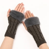 Fabiurt ženske rukavice termalne rukavice za žene topla rukavica otporna na elastičnu slastičene poruke crne rukavice žene toplo obložene rukavice tople termalne vanjske rukavice, tamno siva