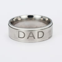Prstenovi prstiju za žene modno slovo tata zvona muški titanijum čelični prsten nakit 1pc-727