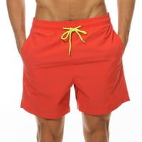 Njoeus Muns Swim trup kupaći kostimi Men Casual Sportska plaža Kratke hlače sa džepovima Kupaći kostim Komfy prozračna ploča elastične struke Kratki kupališta M-4XL