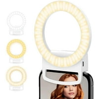 Punjivi telefon Selfie Ring Light alat Oprema za osvjetljenje alata Podesiva LED LED lampica Fill Filmphone