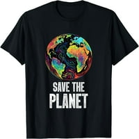 Ženske vrhove Spremite planetu ljetna majica poklon posada vrata za zabavu