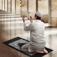 Kompas tisak molitve molitve muslimanski islamski raščlav tepih prijenosni moli prekrivač za medinaciju holgrimage pokrivač za kućnu upotrebu (RA