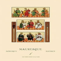 Maureque plemić-likovna umjetnička platna Ispis