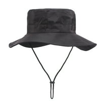 Qazqa Fashion Summer Outdoor Sun Hat Bucket Mesh Boonie Sušenje za sušenje ribolovne kape crvena Jedna veličina