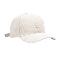 Kašika kape muškarci i žene modne čvrsto boje minimalističko pismo ispis retro ulice vrhunska kapa sunčana šešir bež jedne veličine