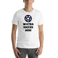 Tri ikona Watha Soccer mama kratka rukava pamučna majica od nedefiniranih poklona
