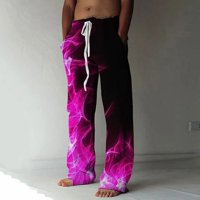 Entyinea Muške modne vježbe Dukseve Brze suho vježbanje Trčevi na teretanu sa džepovima crvene s