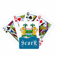 Sierra Le Africa National Emblem ocena poker igračke kartice INDE IGRE