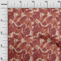 Onuoone Georgette viskoza akvamarinske tkanine Florals Tkanina za šivanje tiskane ploče od tiskane od dvorišta širokokut