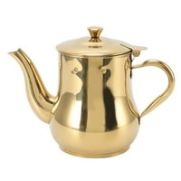 Čajnik, mrežasti filter Jednostavan za čišćenje ergonomske ručke od nehrđajućeg čelika čaj za čaj za restorane zlato