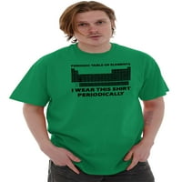 Periodična stolna nošenje periodično ner muške grafičke majice majice BRISCO marke 2x