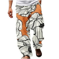 Aloohaidyvio Duksevi za muškarce, muškarci Ljetni casual Havajski stil 3D štampanje elastičnih struka ravne pantalone