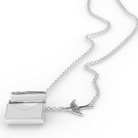 Ogrlica s bloketom sretan dan svetog Paddija dnevna delonalca izblijedjela u srebrnom kovertu Neonblond