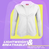 Uniforme Ženska ultra mekana prednja zip jakna za zagrijavanje