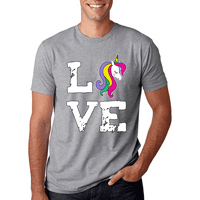 Love Unicorn Slatka Rainbow LGBT grafička majica