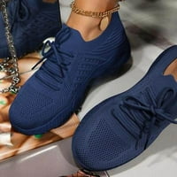 Tenisice platforme Aueoeo za žene Moda, ljeto plus veličina modne casual mrežice prozračne ženske sportske cipele