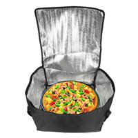 Ikoopy izolirana torba za dostavu hrane prijenosna kesica za pizzu za vruću i hladnu hranu izolirane torba za višestruku prehranu Podesiva nosač za zagrijač zagrijavanje dual patentni zatvarač 16,54 × 16,54 ×