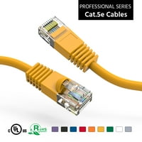 15FT CAT5E UTP Ethernet mreže za podizanje kabela Gigabit LAN mrežni kabel RJ brzi patch kabel, žuti