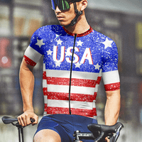 Muškarci SAD-u Nezavisnodne tematske biciklističke dresove Brze suhi biciklističke majice, l
